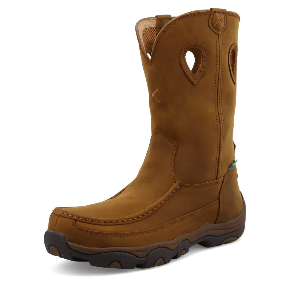 Twisted X 11″ Work Pull On Hiker Boot Oiled Saddle